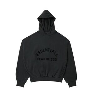 ESSENTIALS hoodie jet black